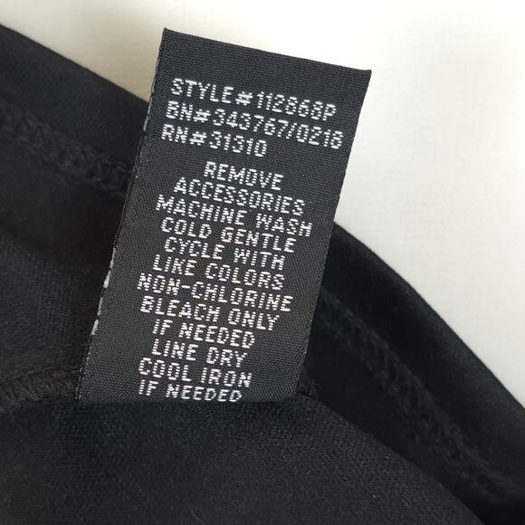 By & By Dress Faux Wrap Women 9 Black Floral High-Low Lined Cold Shoulder Belted - Picture 13 of 13